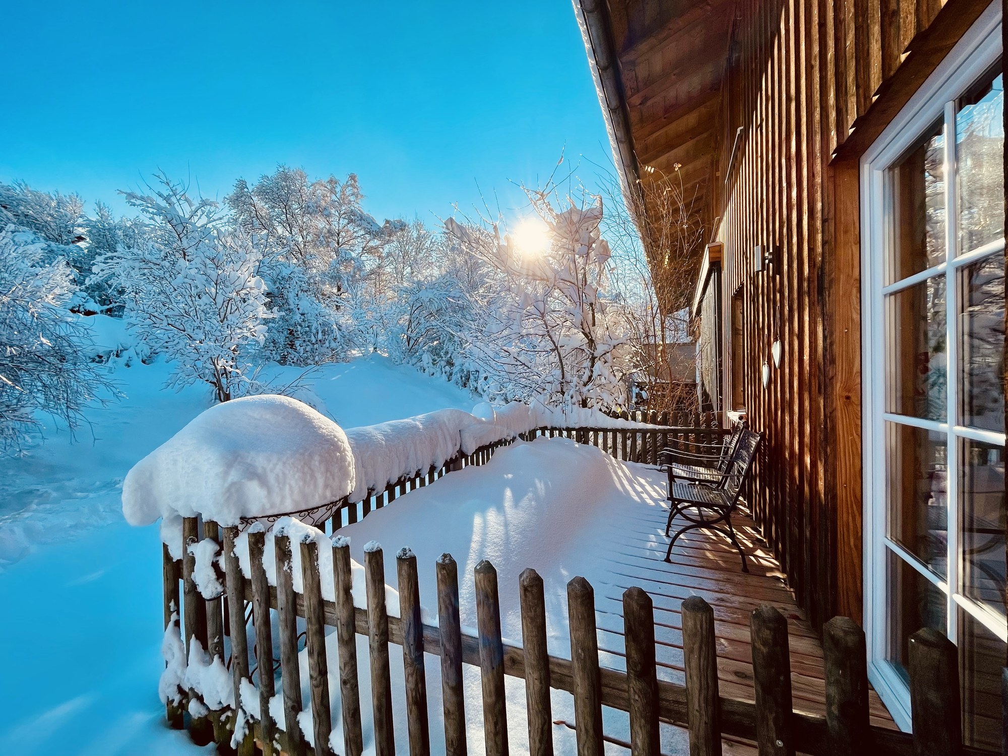 Ferienwohnung im Winter